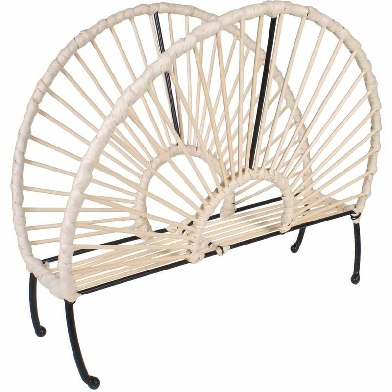 Range Magazine effet éventails en rotin