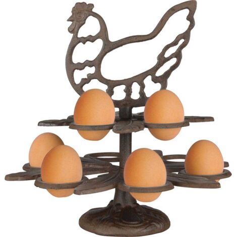 Range oeufs poule en fonte