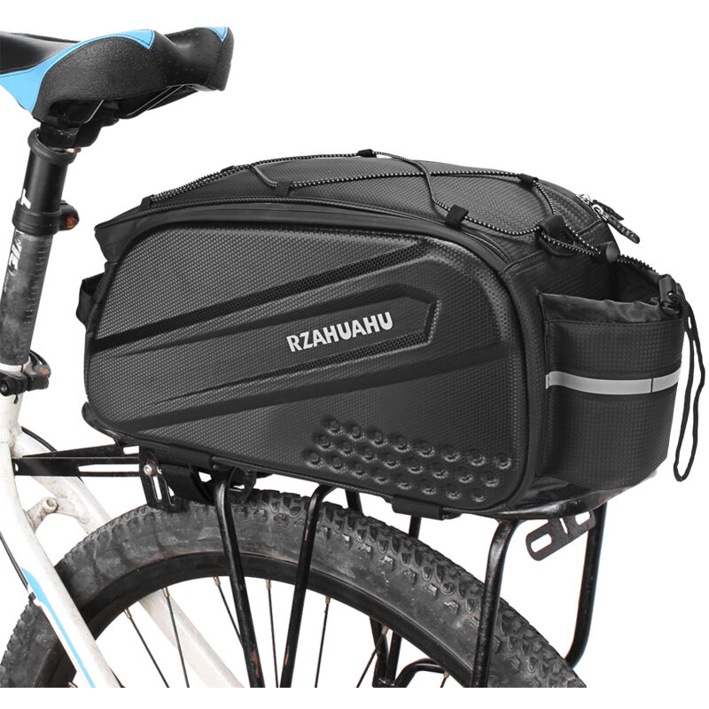 Sacoche de selle arrière de vélo multifonctionnelle 10 L, étanche, pour porte-vélos, sacoche de transport, sac à main, sac à bandoulière