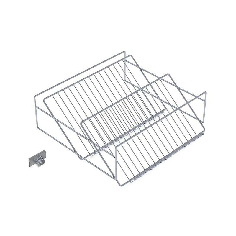 Rangement à chaussures auxiliaire 758 peint en aluminium acier Emuca