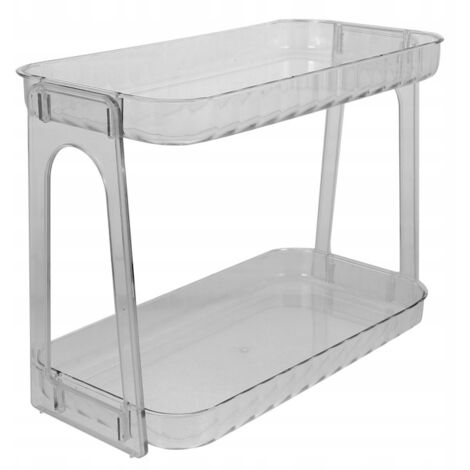 Rangement Cosmétiques Salle Bain Double Plateau