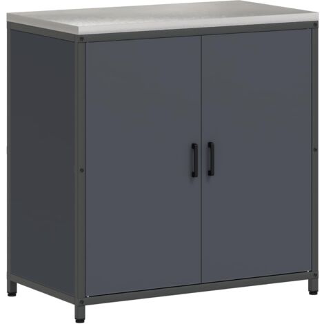 Rangement de cuisine  Meuble de cuisine Anthracite 60 x 50 x 92 cm Acier