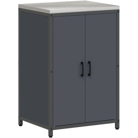 Rangement de cuisine  Meuble de cuisine Anthracite 60 x 50 x 92 cm Acier