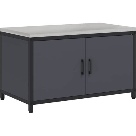 Rangement de cuisine  Meuble de cuisine Anthracite 60 x 50 x 92 cm Acier