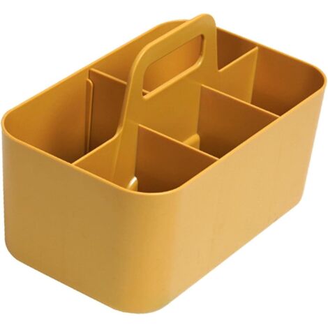 Rangement de salle de bain, organisateur de douche divisé, panier, valise Caddy avec poignées