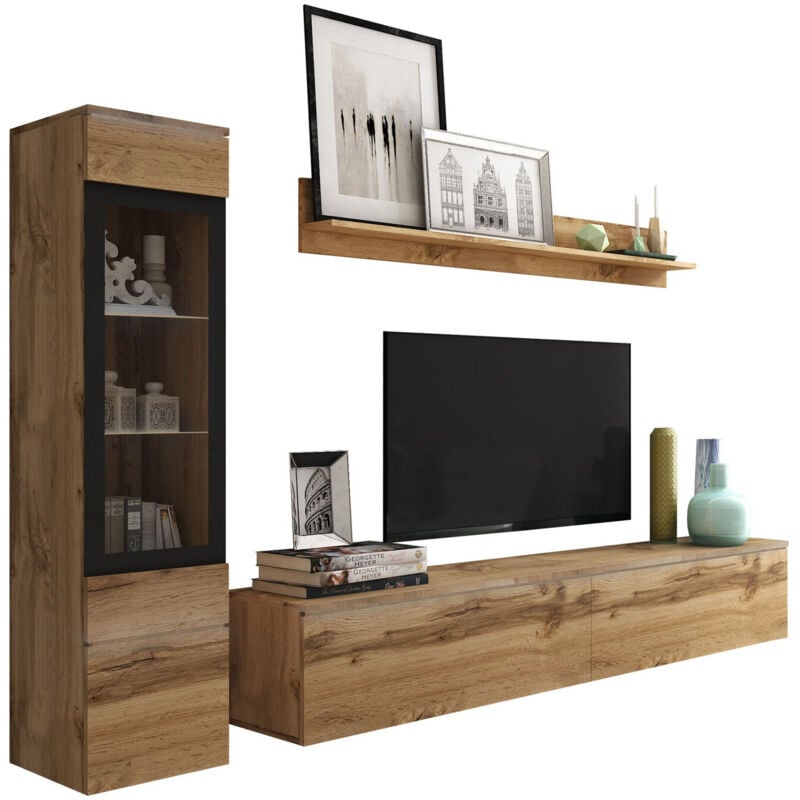 Ensemble de salon Sarasota 125, Chêne wotan