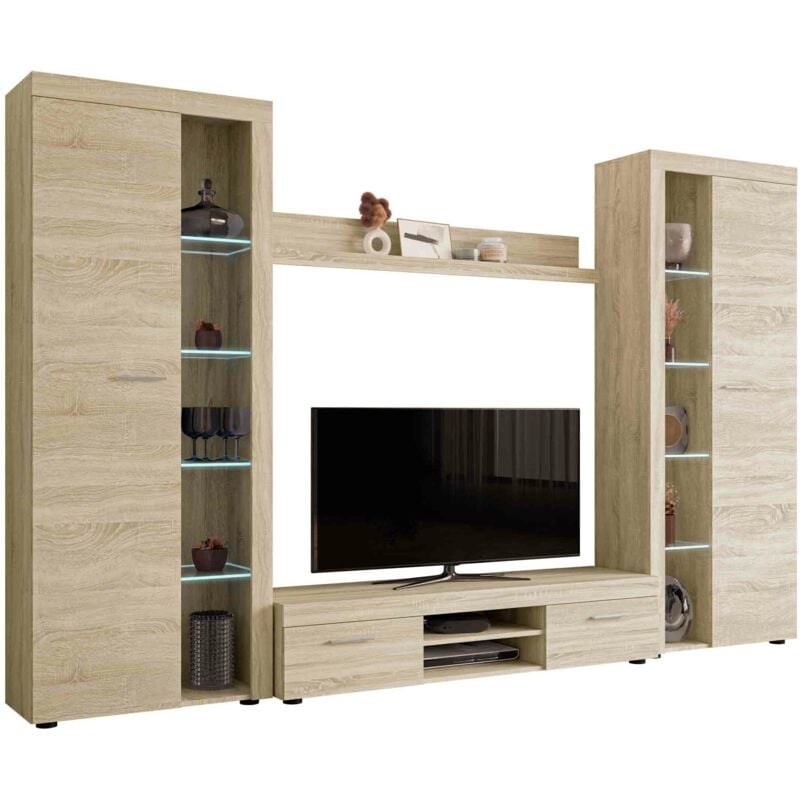 Ensemble de salon Tucson 107, Sonoma chêne