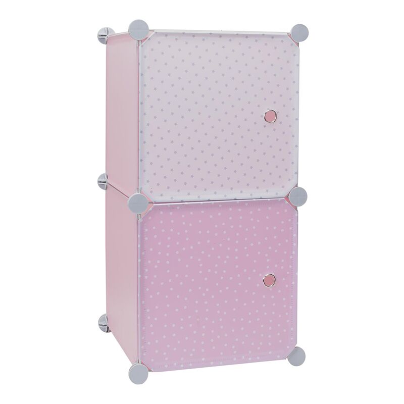 Rangement Modulable 2 Cubes Fille Home Deco Kids