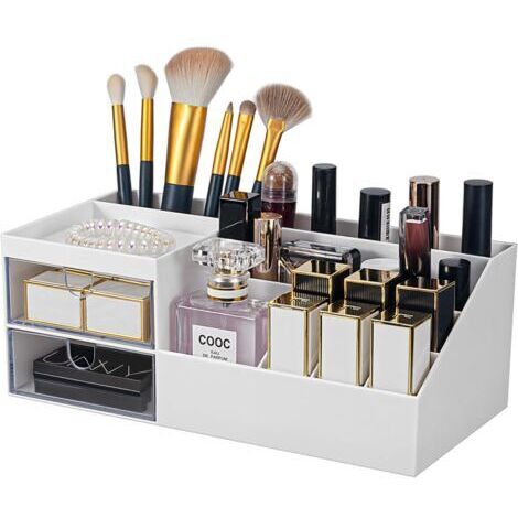 Rangement maquillage, Organisateur maquillage avec tiroirs, pour commode, salle de bain, chambre