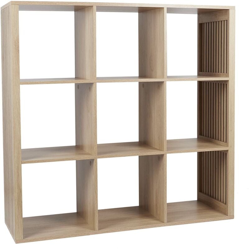 The Home Deco Factory - Rangement modulable en bois Klaus 9 cases