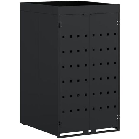 Rangement pour bac à roulettes avec toit de jardinière pour bac unique de 240L CFW57377