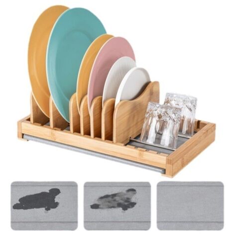 Rangement pour couvercles de casseroles, tiroirs de rangement pour casseroles, poêles, planches à découper et plaques à pâtisserie, assiettes, rangement réutilisable dans le placard