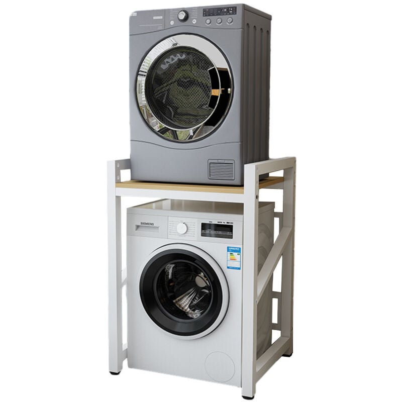 Sinbinta - TagèRe De Rangement pour Laveuse Et SéCheuse, unité de rangement pour machine à laver, kit d'empilage pour laveuse et sécheuse, étagère de
