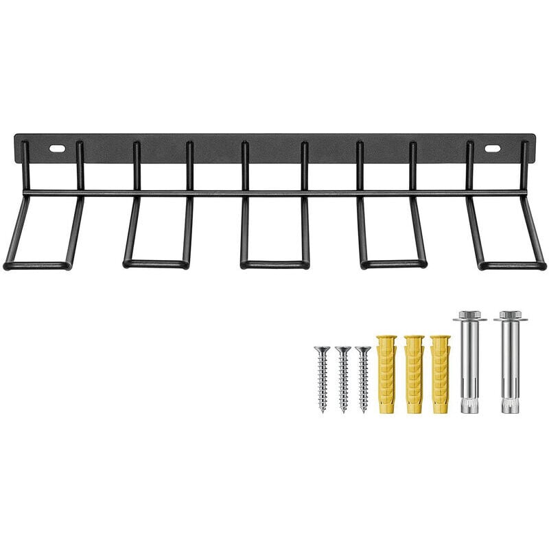 Rangement pour Perceuse Simplicity - Porte-foret en Fer Montage Mural - Rack de Rangement à une Couche pour Outils Électriques de Garage