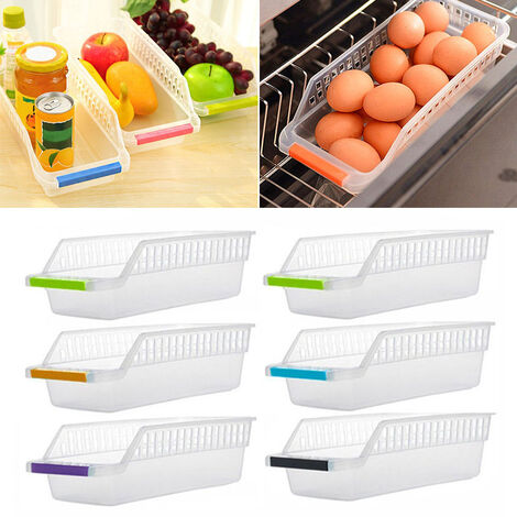 Rangement pour réfrigérateur, organisateur de rangement pour réfrigérateur, boîte de collecte de cuisine pour la manipulation des fruits