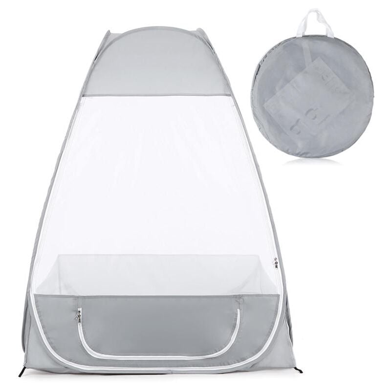 GTA - lifcausal Tente de Méditation Extérieure avec Moustiquaire Abri Autoportant Monoplace pour Camping, Cabane Rapide à Pliage Instantané