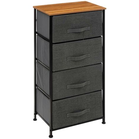Tiroir étroit gris foncé 73.5x48x20cm | 5 Five simply smart |