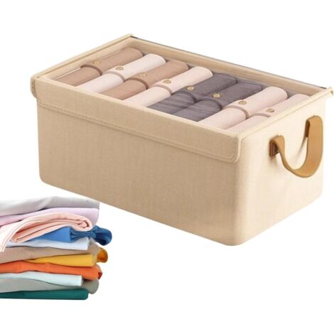 Rangement Sous Lit,Sac de Rangement Sous Lit avec Couvercle Transparent et