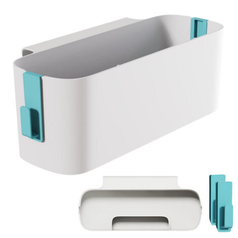 Rangement suspendu pour lit, panier de rangement suspendu avec 2 crochets amovibles, étagère de lit, porte-accessoires, pour bureau, maison, dortoir, à placer sur les côtés d'un lit bébé, Vert