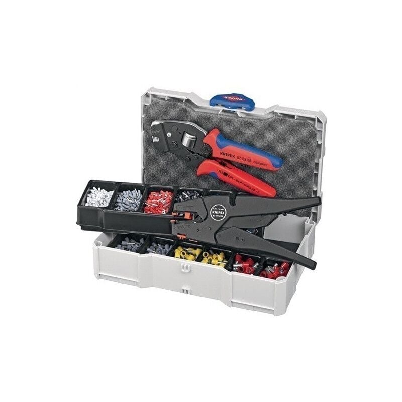 

Knipex - Surtido De Terminales De Punta Hueca 1252 Uds. 0,50-10,00 Mm