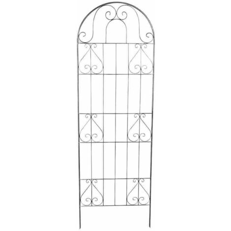 Rankgitter, Metall anthrazit 57,5 x 180 cm