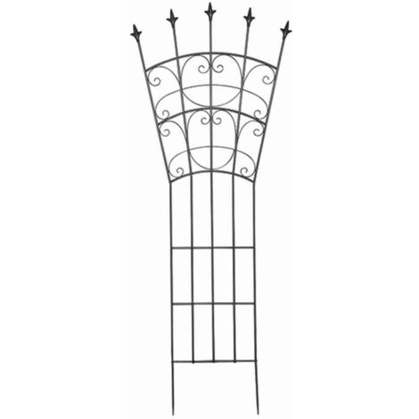 Rankgitter, Metall anthrazit, unterverzinkt 60 x 156 cm