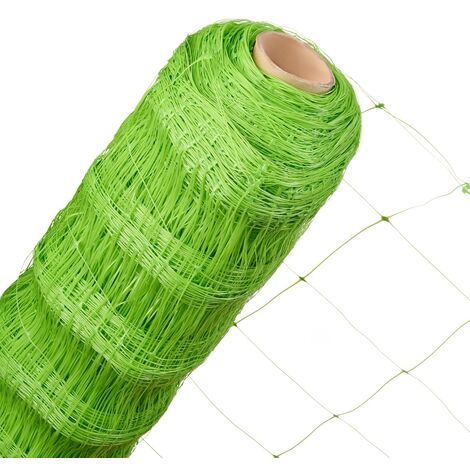 Rankhilfe in 1,7m x 20m Masche 140mm Ranknetz für Kletterpflanzen grün