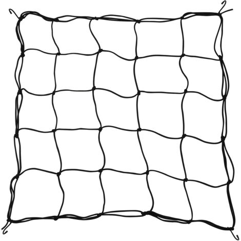 [Ranknetz] – Multifunktionales, elastisches Nylon-Stütznetz für Pflanzen und Gewächshäuser – 60 x 60 cm + 90 x 90 cm + 110 x 110 cm – Schwarz
