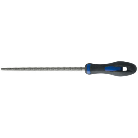 Râpe à bois avec manche, ronde, Long. : 250 mm, Taille 2, Coupe transversale 11,5 mm