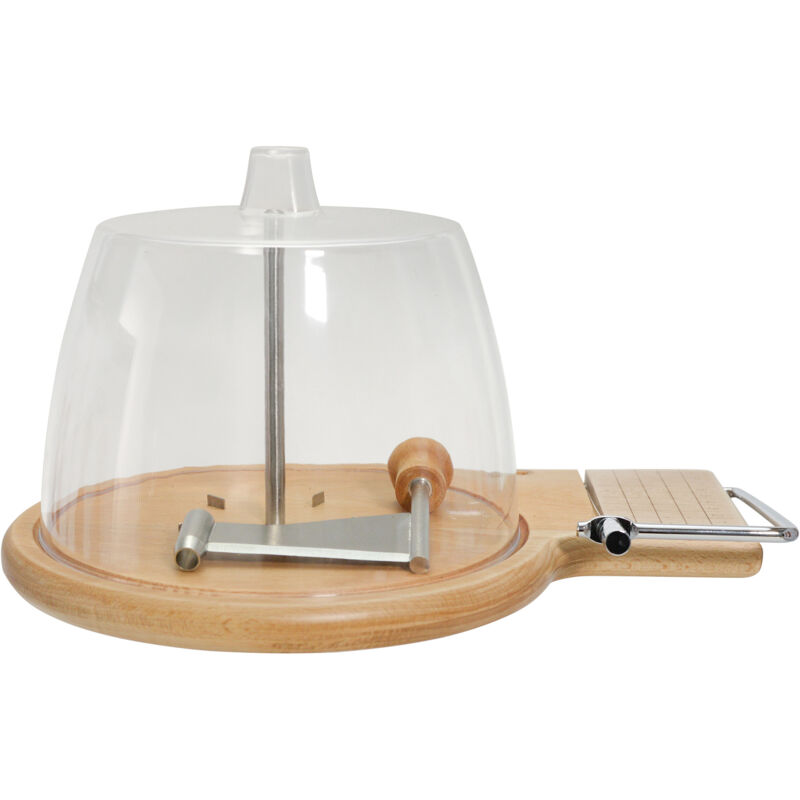 Sjqka - Râpe à fromage, râpe à fromage, manche en bois de chocolat, ustensile de cuisine multifonctionnel pour coupe-fromage