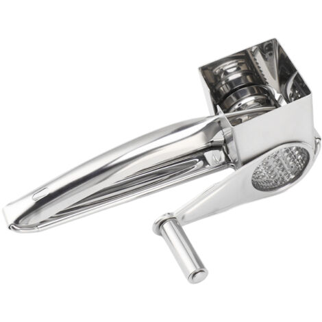 Râpe à fromage rotative manuelle en acier inoxydable, démontable et facile à nettoyer pour cuisine
