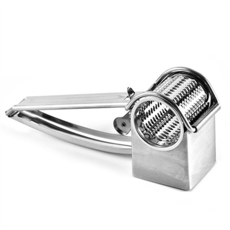 Râpe à fromage rotative multifonctionnelle à manivelle, artefact de cuisine créatif, outil de râpe à fromage et à légumes, râpe à fromage en acier