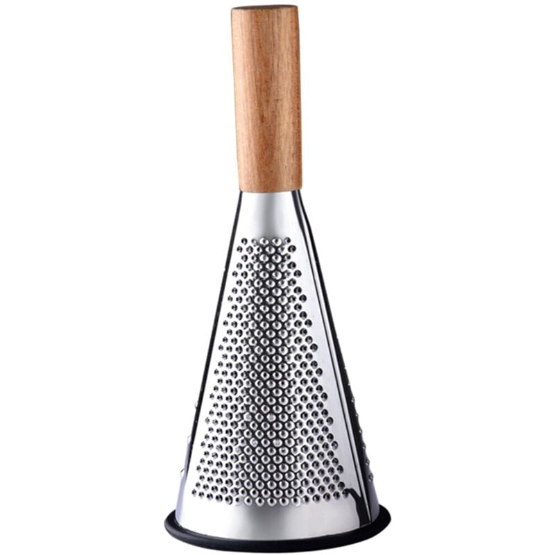 Râpe à fromage verticale Râpe à fromage en acier inoxydable Râpe à fromage en forme de cône
