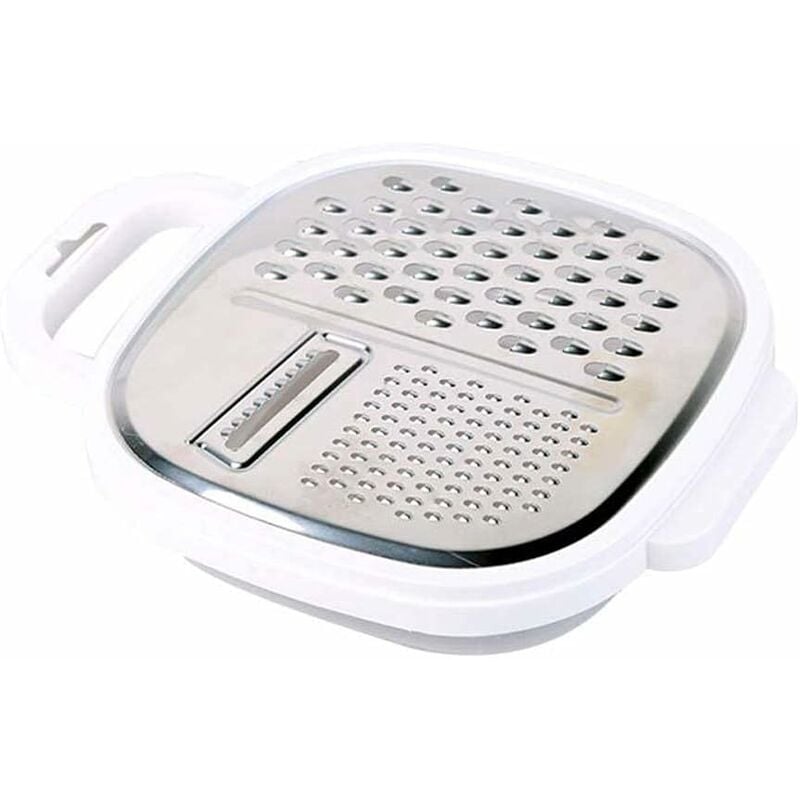 Fei Yu - Râpe alimentaire en acier inoxydable, râpe hachoir à légumes avec récipient et couvercle pour fromage, légumes, gingembre