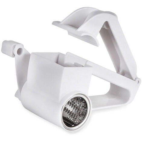 Râpe Multifonction Manuelle – Râpe à Fromage et Légumes avec Tambour Amovible – Compacte et Facile à Nettoyer – Cadeau Pratique pour la Cuisine