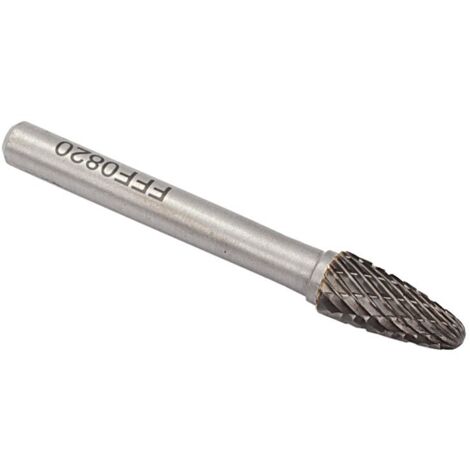 Râpe ovale longue en tungstène ¤10x20x60/6mm F