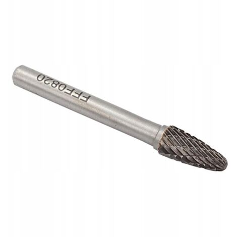 Râpe ovale longue en tungstène ¤12x25x66/6mm F