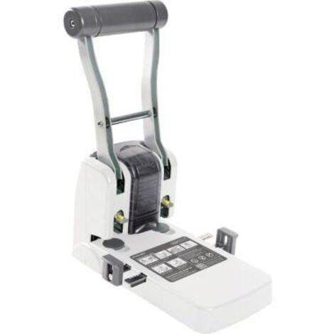 RAPESCO Blocklocher RAPESCO ECO P1100 19 x 17,6 x 28 cm (B x H x T) 100 Bl. (80 g/m²) Metall/ABSKunststoff weiß