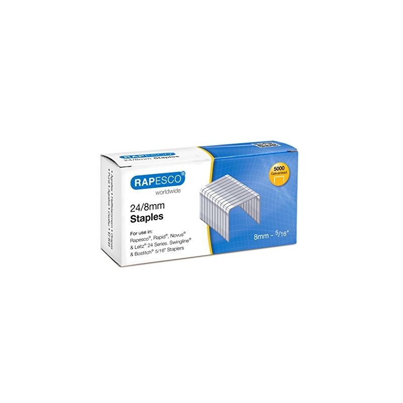 Rapesco - lot de 5000 agrafes argent S24807Z3