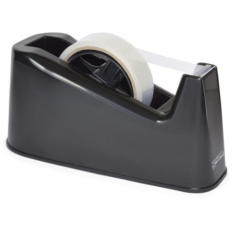 RPTD500B Germ-Savvy Antibatterico, 500 Dispenser per Nastro Adesivo, Nero - Rapesco