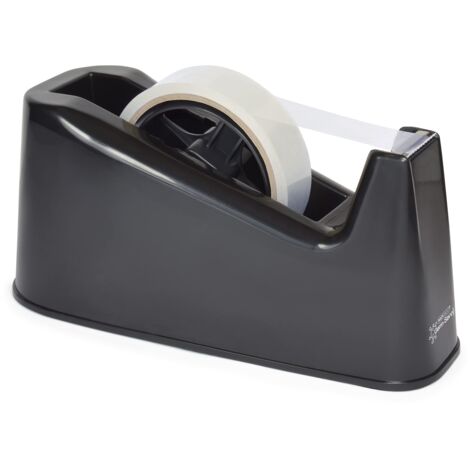 Rapesco RPTD500B Germ-Savvy Antibatterico, 500 Dispenser per Nastro Adesivo, Nero