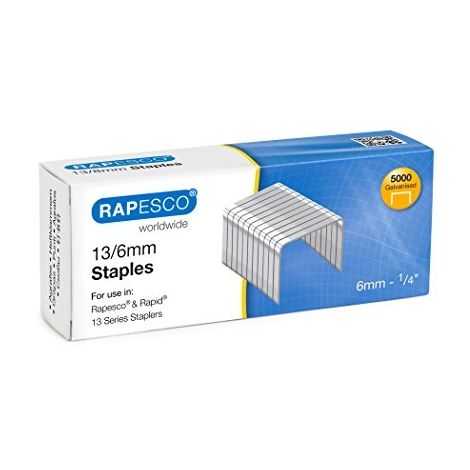 RAPESCO S13060Z3 BOÎTE DE 5000 AGRAFES ARGENT