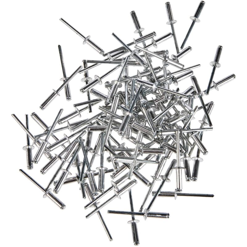 Rapid 5000378 Standard Aluminium Rivets 4 x 8mm Bag of 100 RPD5000378