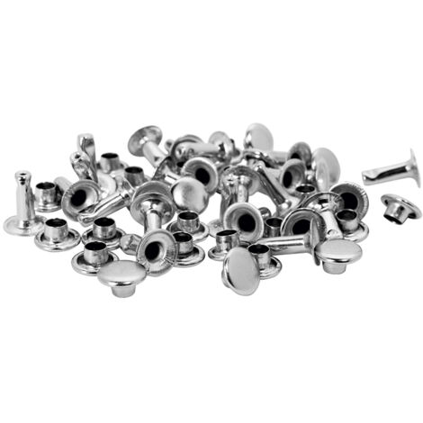 Rapid 5000414 Tubular Rivets 7 x 3 x 9mm Cap 3 x 7mm (Pack 25) RPD5000414