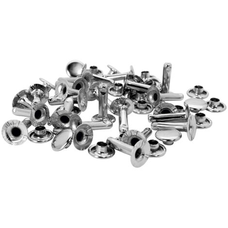 Rapid 5000416 Tubular Rivets Set – 9 x 3 x 13mm with 3 x 10mm Cap, Pack of 25