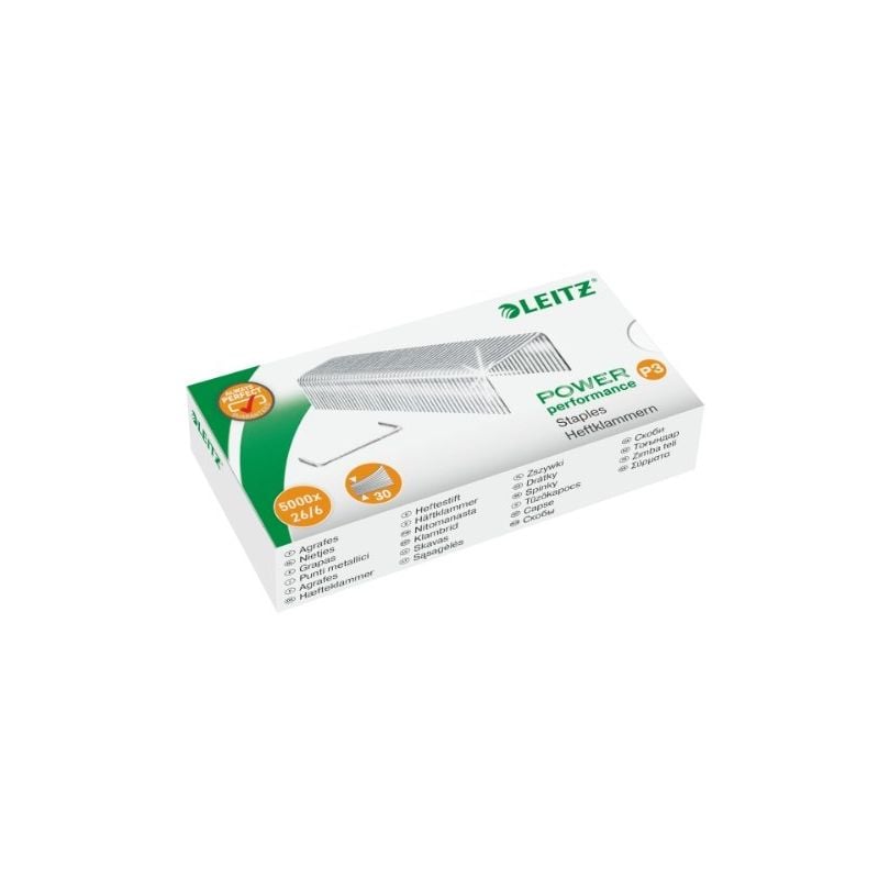 Rapid - 55721000 boîte de 5000 agrafes 26/6 mm galva