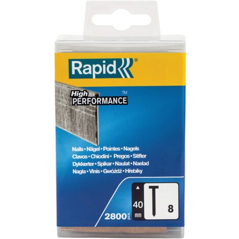 Rapid 40109531 No Acciaio 606 Graffe a Dorso Stretto 25 mm