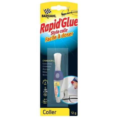 Rapid Glue - Stylo - Prise rapide 3 secondes - Haute resistance - 12 g