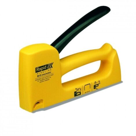 RAPID grapadora rapid 13 (grapa 13) , Una grapadora es una de las herramientas que no pueden faltar en talleres de carpintería, en tapizadoras e incluso en bricolaje. Esto debid