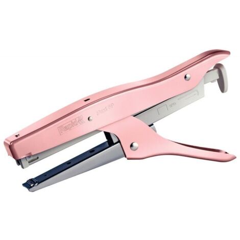 Rapid Maxi SP19 pince agrafeuse rose ergonomique bureau